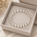 Clear Quartz Bracelet, 10 mm