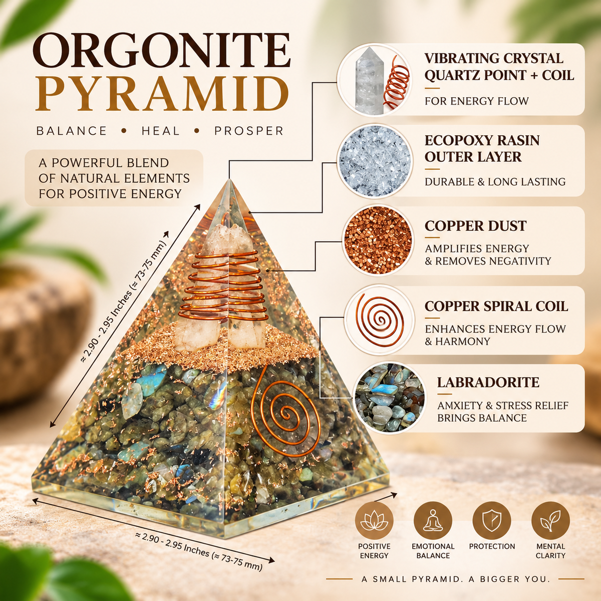 Labradorite Pyramid