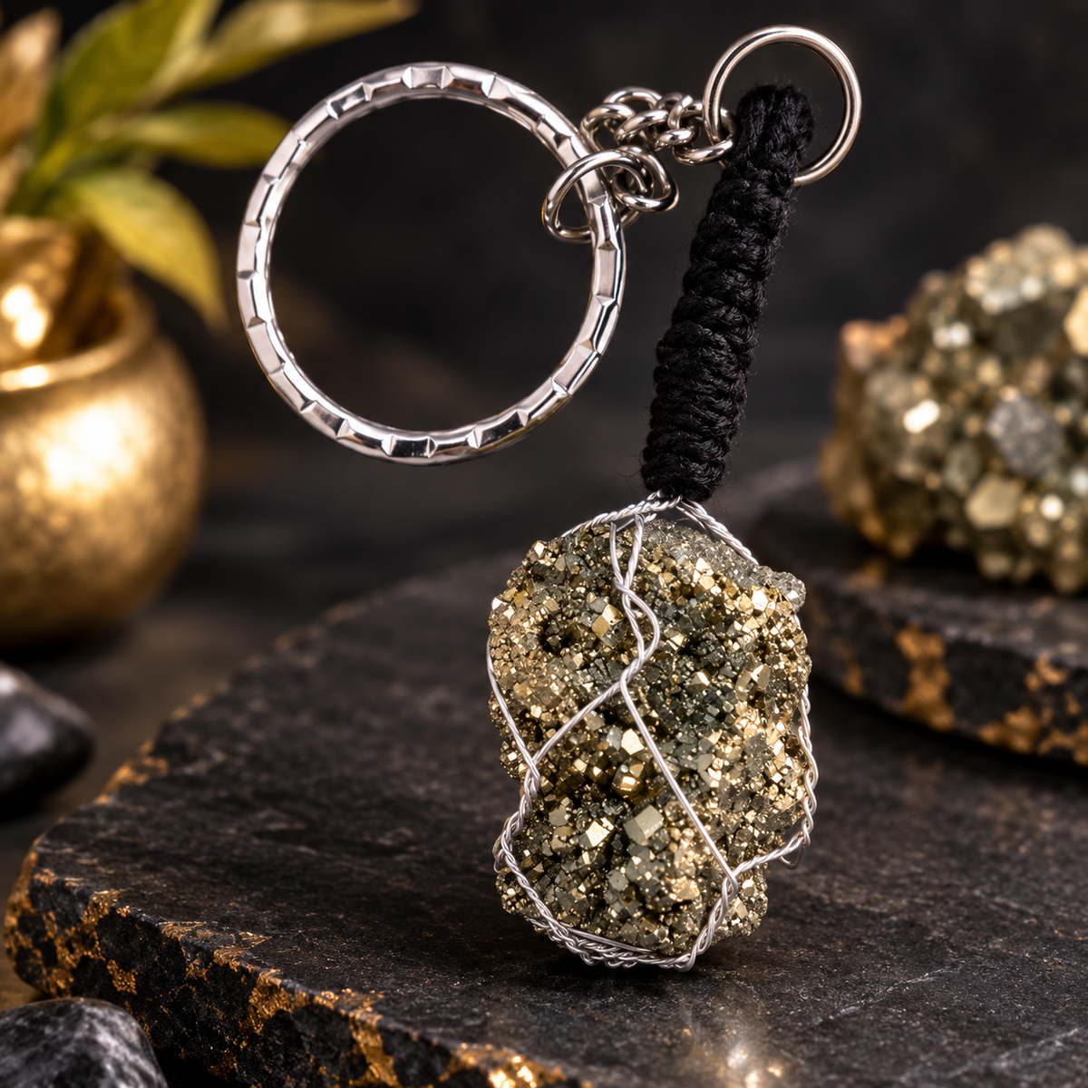 Raw Pyrite, Key Chain