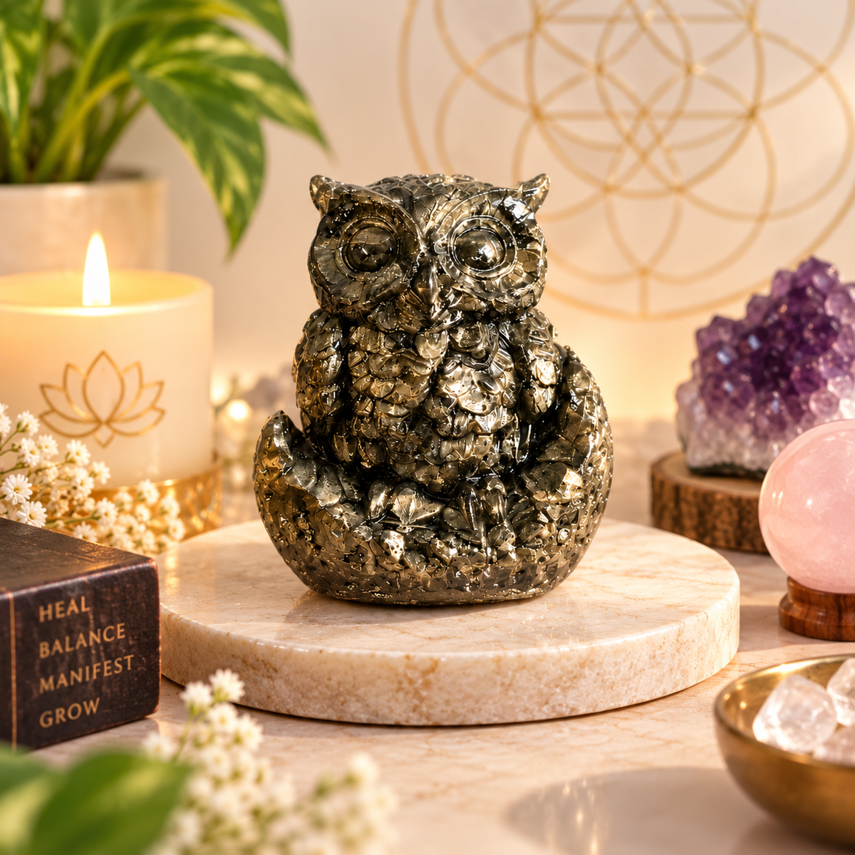Pyrite Owl