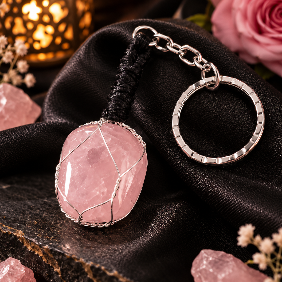 Rose Quartz, Key Chain